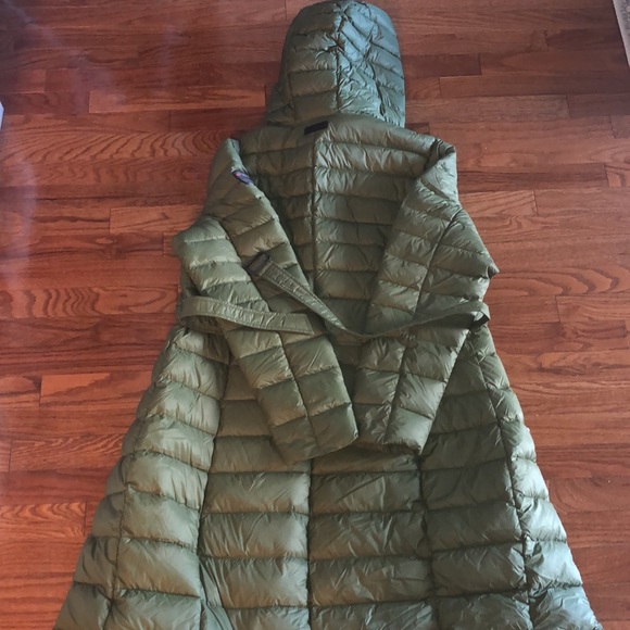 PAJAR CRYSTAL DOWN JACKET COAT 550 FILL MILITARY GREEN TRAVEL COAT - Picture 14 of 14